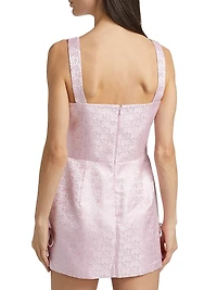 Avelina Floral Brocade Skort Romper