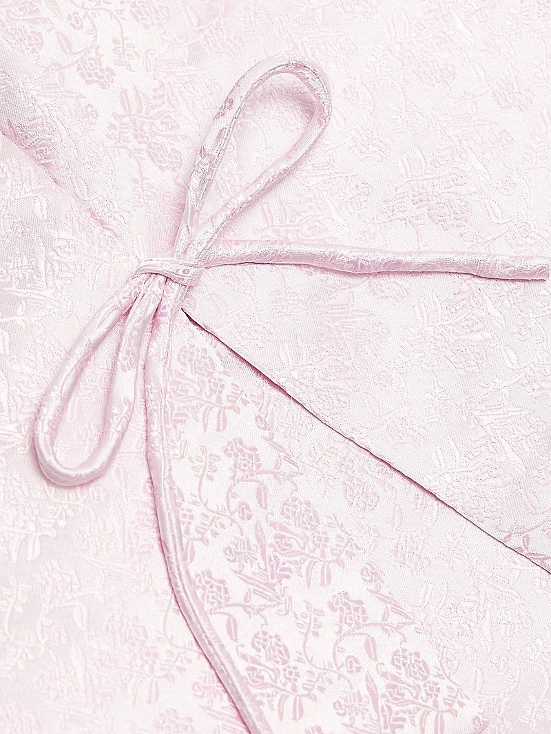 Avelina Floral Brocade Skort Romper