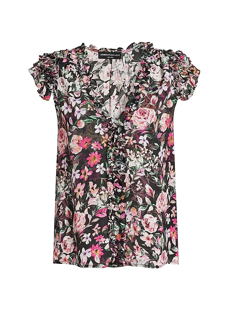 Sia Floral Print Blouse