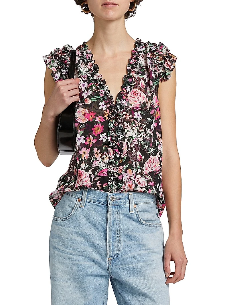 Sia Floral Print Blouse