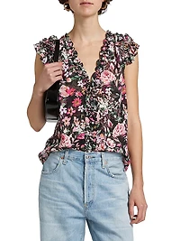 Sia Floral Print Blouse