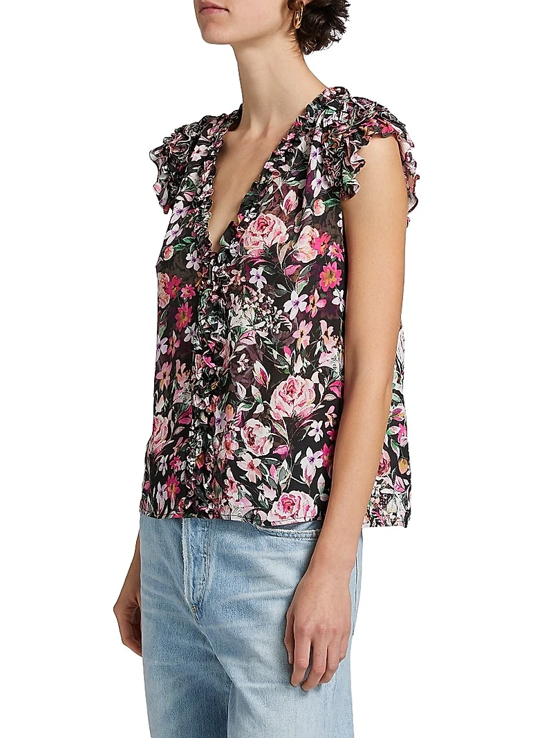Sia Floral Print Blouse