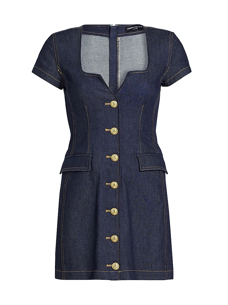 Brunella Stretch Denim Minidress