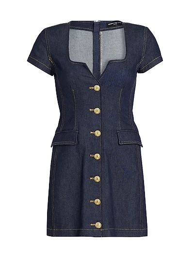 Brunella Stretch Denim Minidress