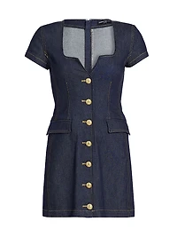 Brunella Stretch Denim Minidress