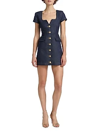 Brunella Stretch Denim Minidress