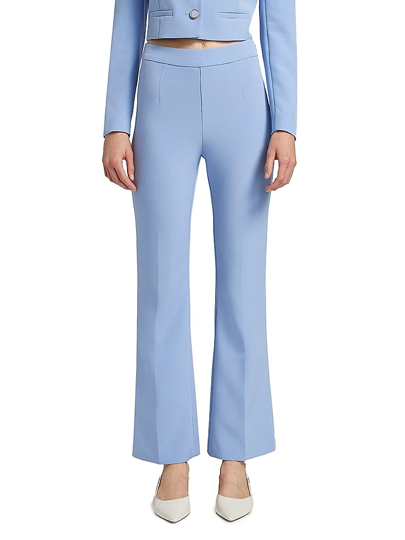 Nellie Crepe Flared Pants
