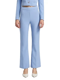 Nellie Crepe Flared Pants