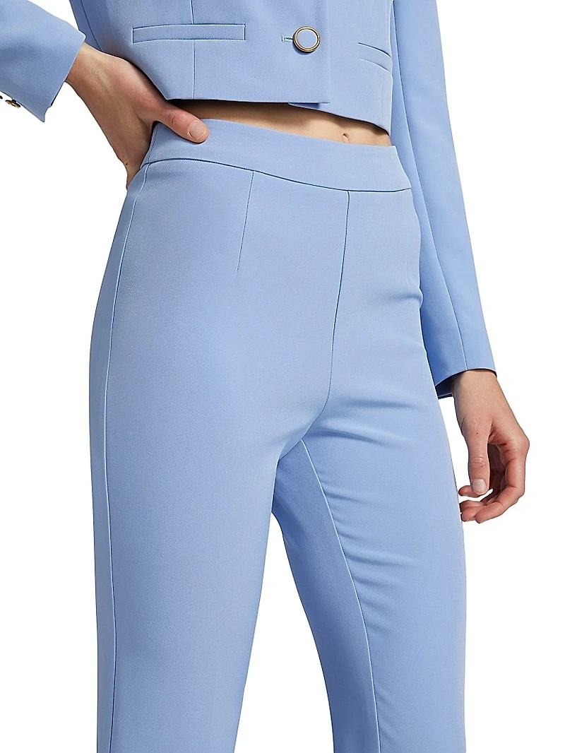 Nellie Crepe Flared Pants