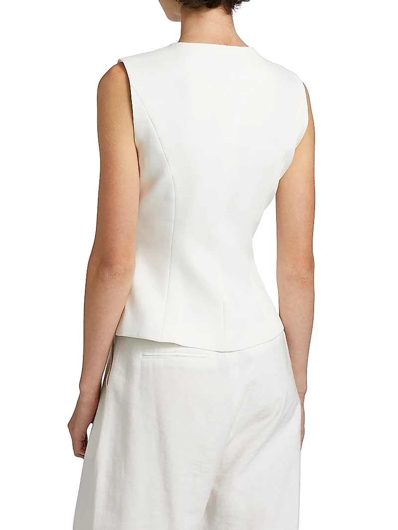 Susanna Stretch Crepe Vest
