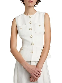 Susanna Stretch Crepe Vest