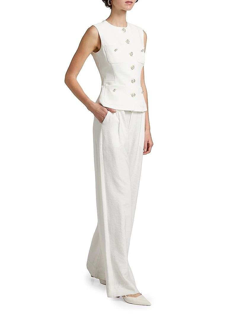 Susanna Stretch Crepe Vest