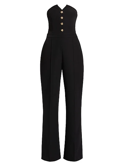 Camilo Crepe Wide-Leg Jumpsuit