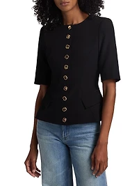 Adriana Crêpe Jacket