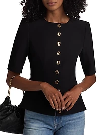 Adriana Crêpe Jacket