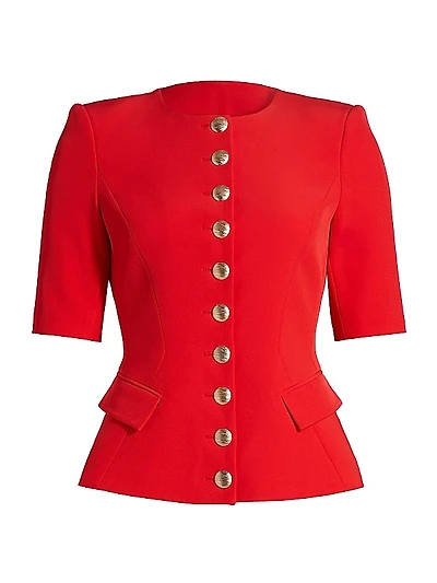 Adriana Crêpe Jacket