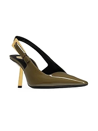 Lee Slingback Pumps Patent Leather