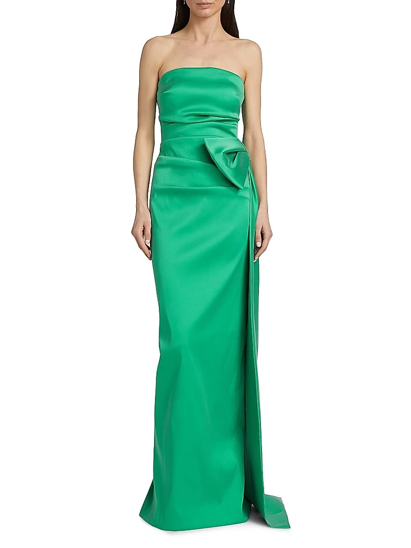 Strapless Bow Gown
