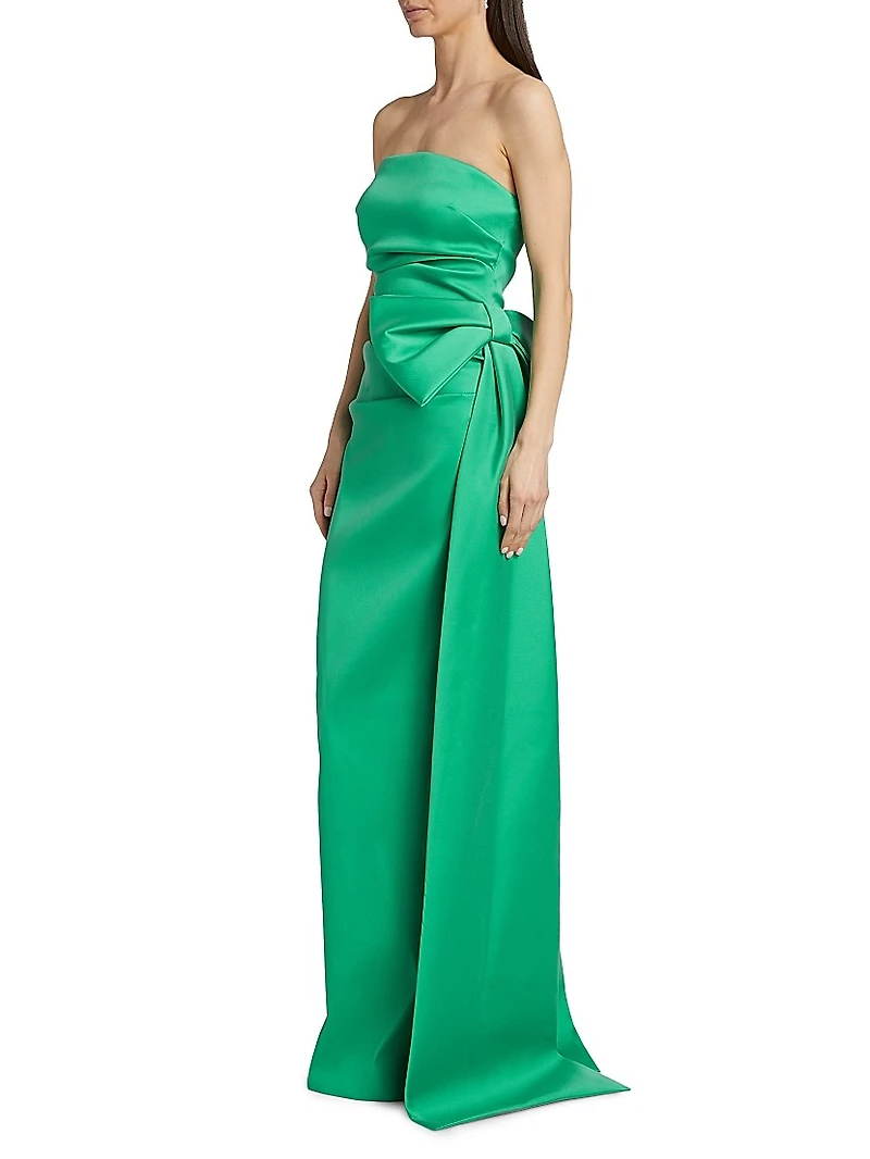 Strapless Bow Gown