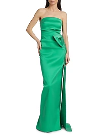 Strapless Bow Gown
