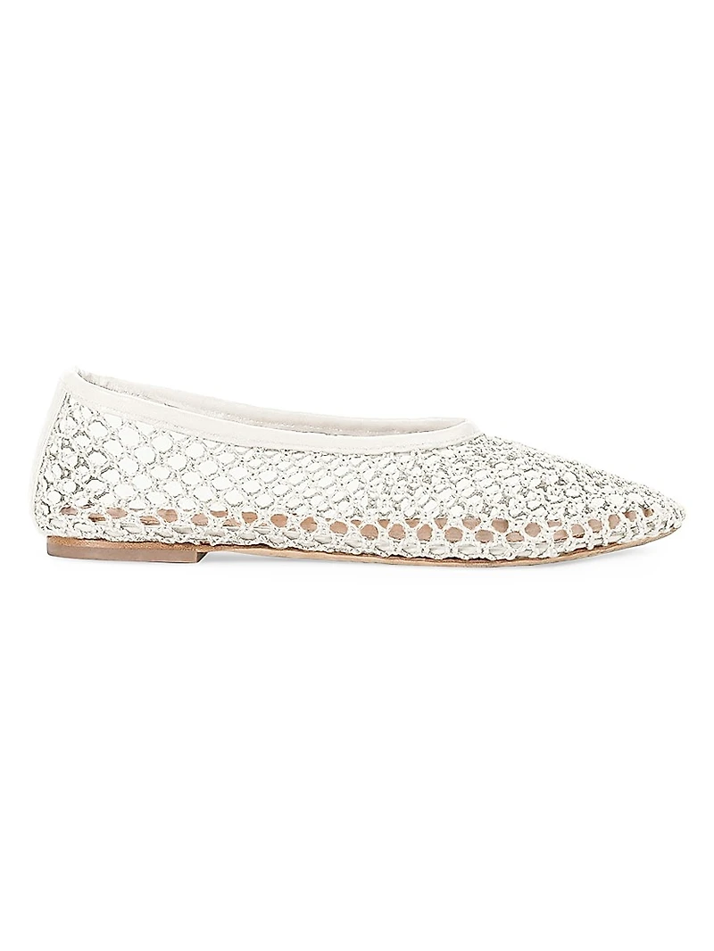 Alba Net Ballet Flats