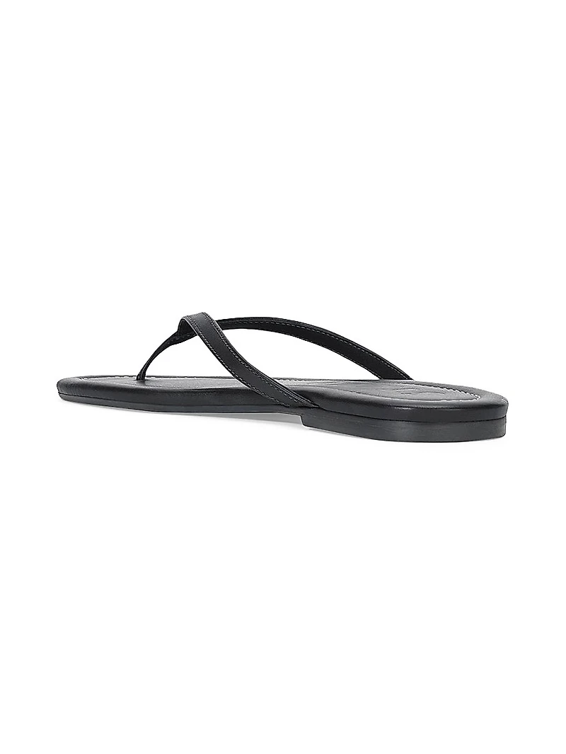 Freja Leather Flip-Flops