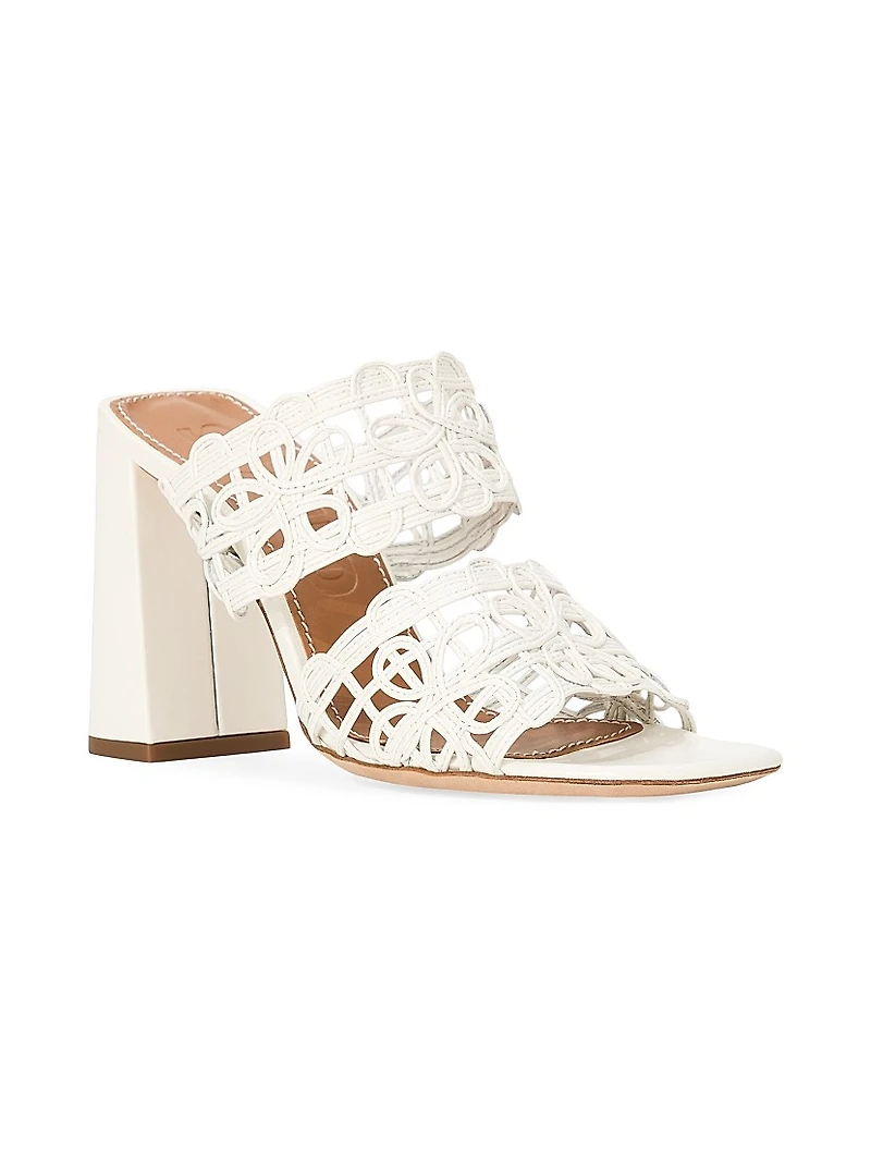 Skylar 90MM Slip-On Leather Sandals