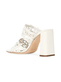 Skylar 90MM Slip-On Leather Sandals