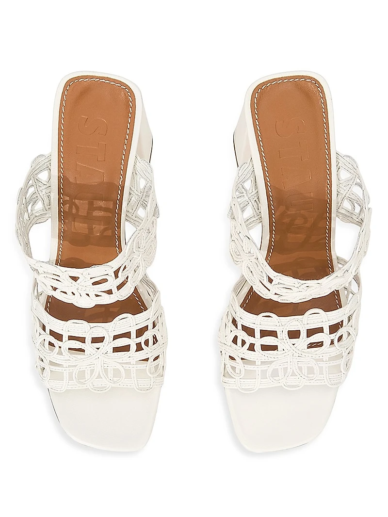 Skylar 90MM Slip-On Leather Sandals