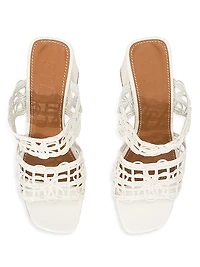 Skylar 90MM Slip-On Leather Sandals