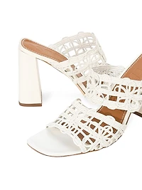 Skylar 90MM Slip-On Leather Sandals