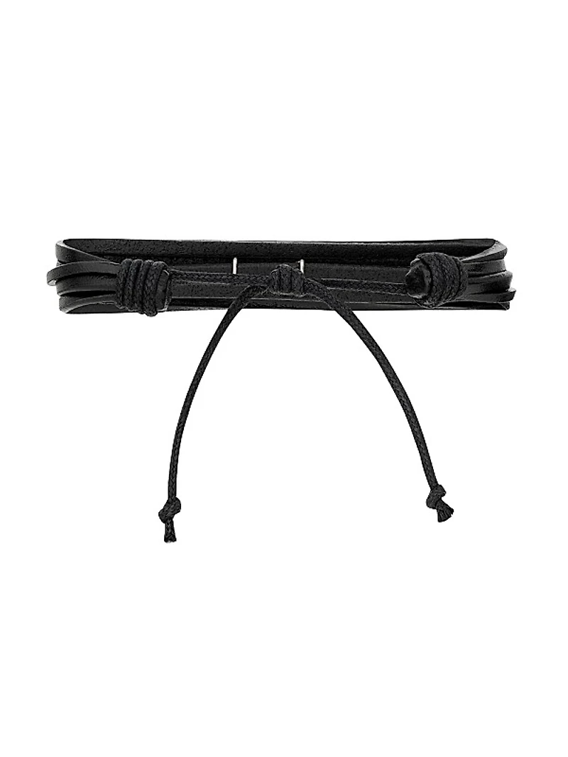 Cassandre Multi-Strand Bracelet in Leather