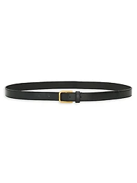 Minimal Belt in Smooth Leather