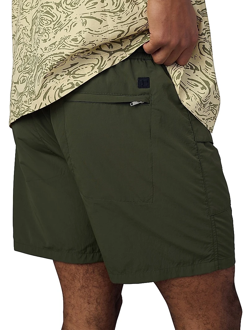 Modern Nylon Cargo Shorts