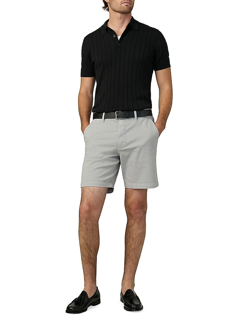 Guy Rib-Knit Polo Sweater