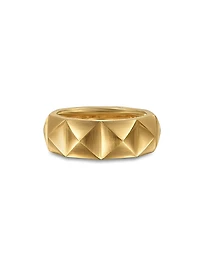 Pyramid Band Ring 18K Yellow Gold