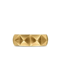 Pyramid Band Ring 18K Yellow Gold