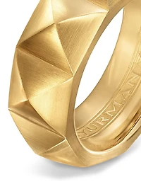 Pyramid Band Ring 18K Yellow Gold