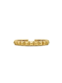 Pyramid Cuff Bracelet in 18K Yellow Gold, 8MM