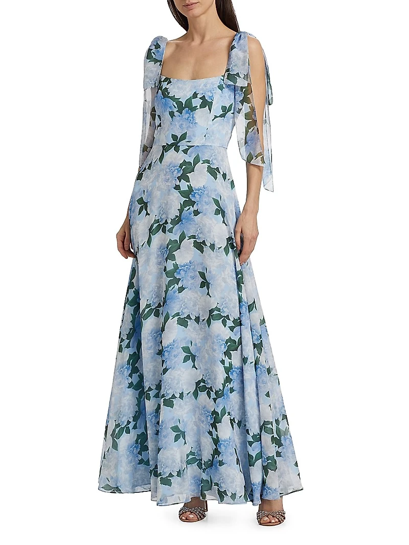 Pearl Floral Maxi Dress
