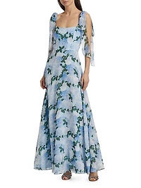 Pearl Floral Maxi Dress