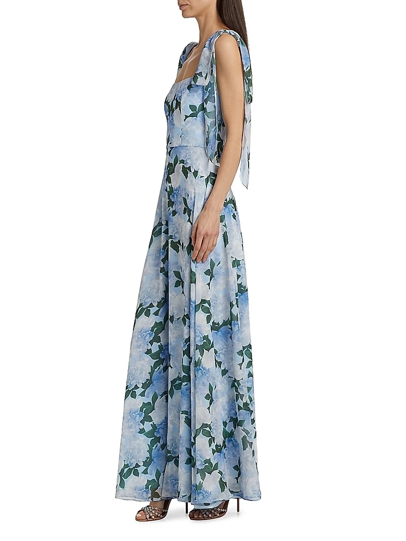 Pearl Floral Maxi Dress