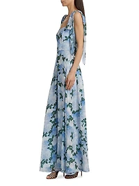 Pearl Floral Maxi Dress