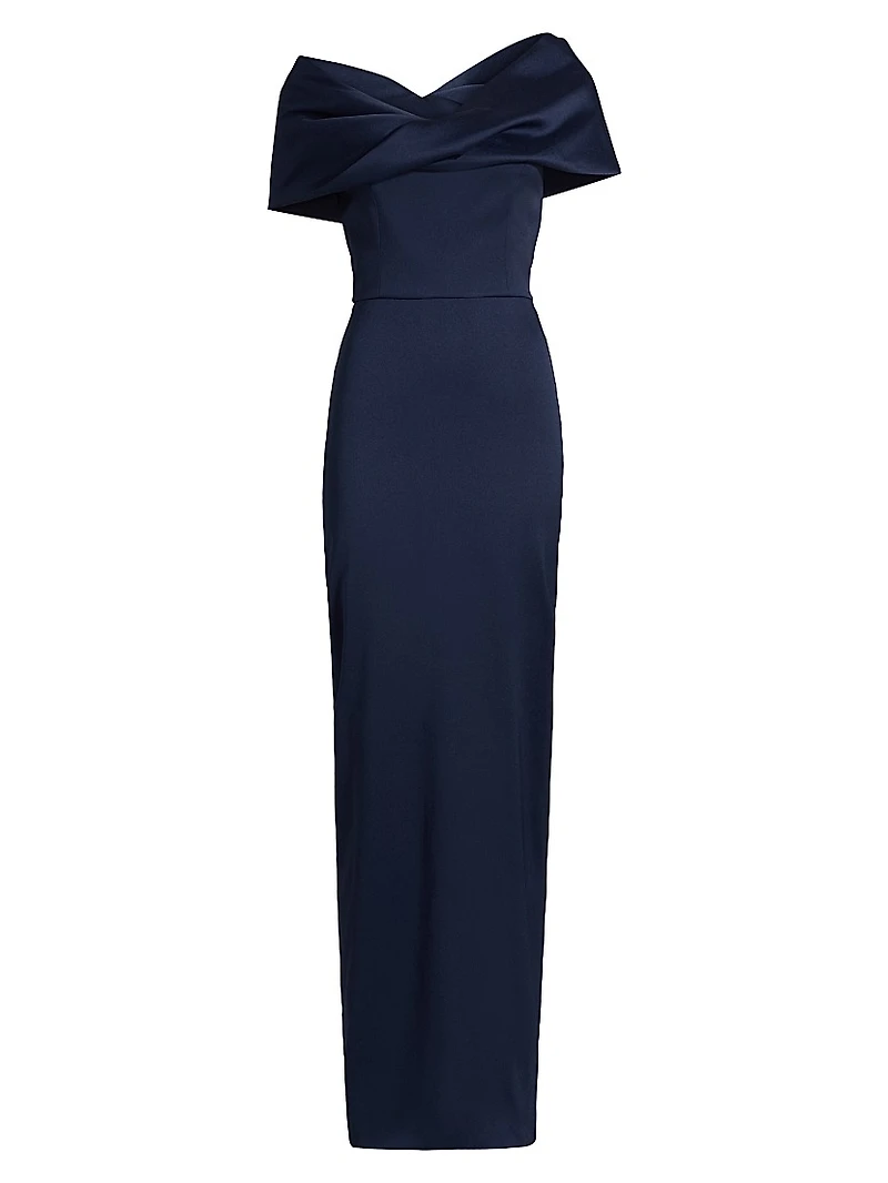 Viveca Off-The-Shoulder Gown