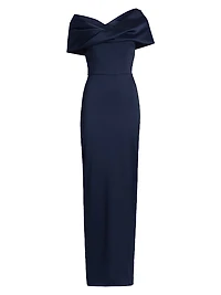 Viveca Off-The-Shoulder Gown