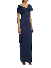 Viveca Off-The-Shoulder Gown