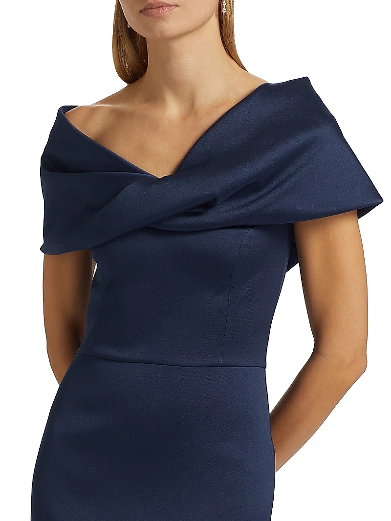 Viveca Off-The-Shoulder Gown