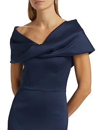 Viveca Off-The-Shoulder Gown