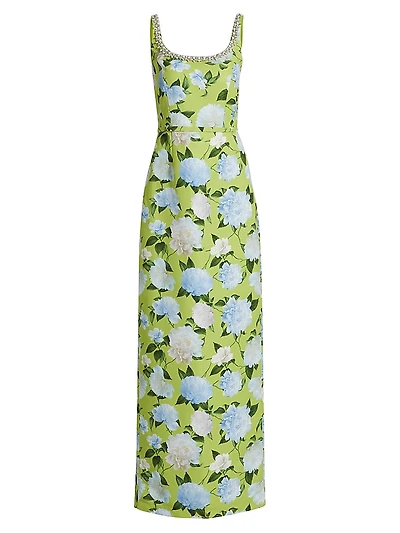 Lana Floral Embellished Gown