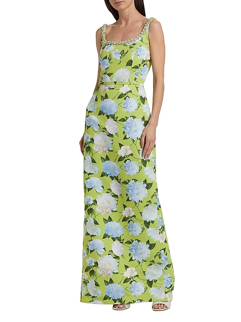 Lana Floral Embellished Gown